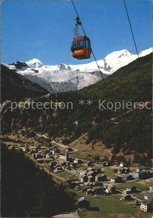 Seilbahn Saas-Grund Kreuzboden Allalin Alphubel