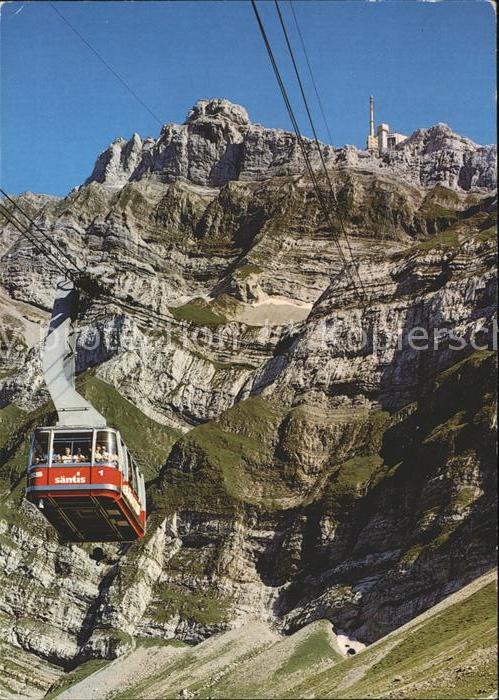 Seilbahn Saentis Schwaegalp Gyrenspitz