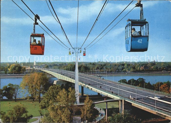 Seilbahn Koeln am Rhein Zoobruecke