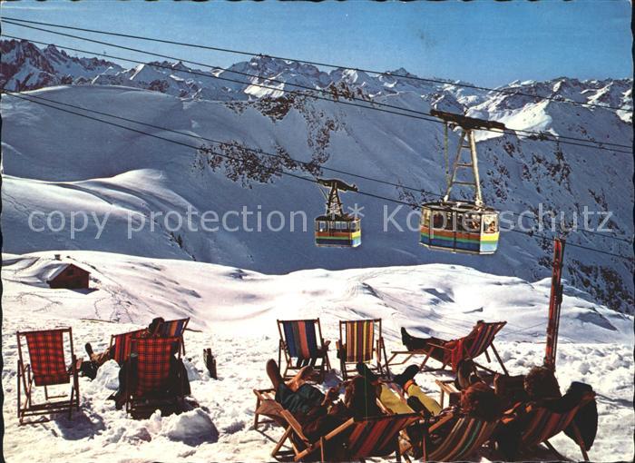 Seilbahn Nebelhorn Oberstdorf im Allgaeu Sonnenanbeter Hoefarts