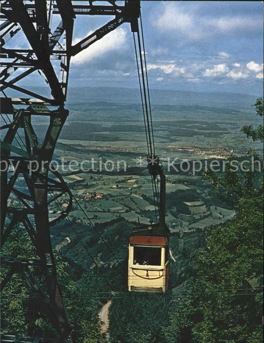 Seilbahn Schauinsland Freiburg Rheintal