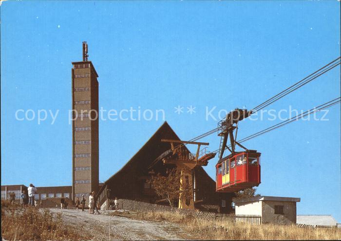 Seilbahn Fichtelberg Oberwiesenthal Aussichtsturm Bergstation
