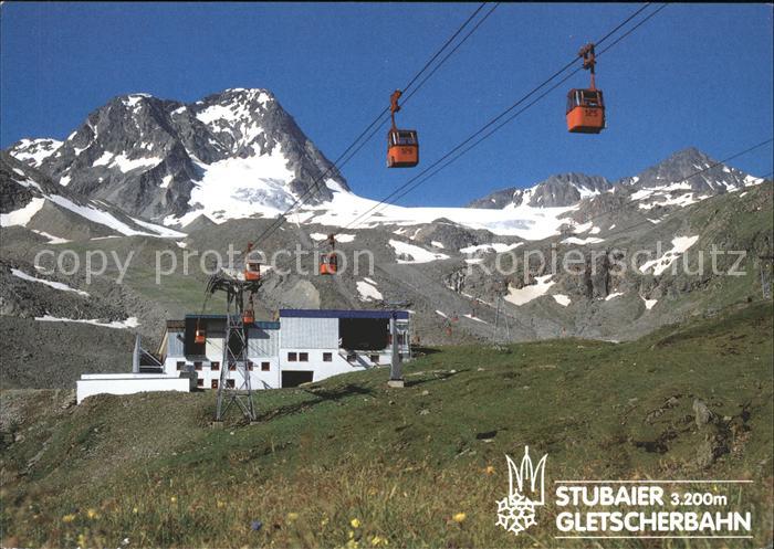 Seilbahn Stubaier Gletscherbahn Schaufelspitze
