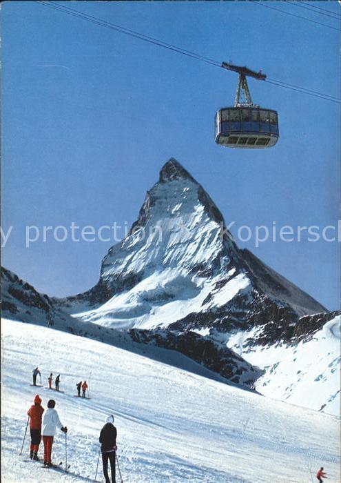 Seilbahn Furgg Zermatt Steg Matterhorn