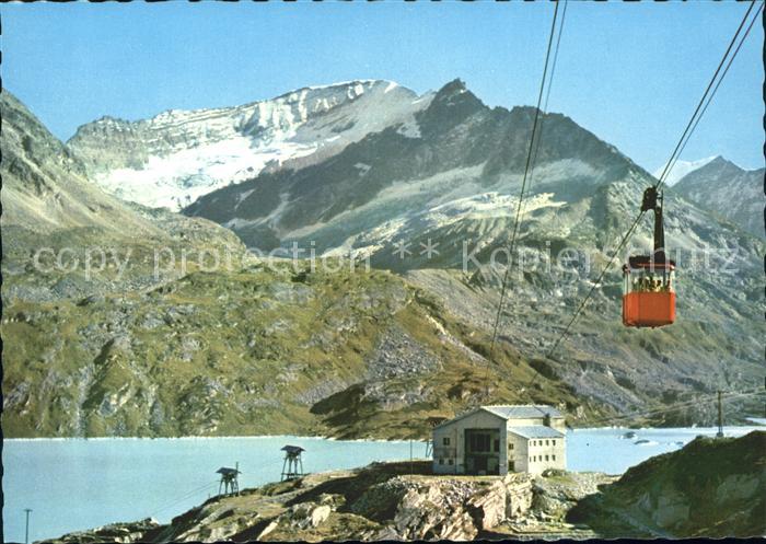 Seilbahn Stubach Hoher Riffel Totenkopf Mittelstation Tauernmoos-See