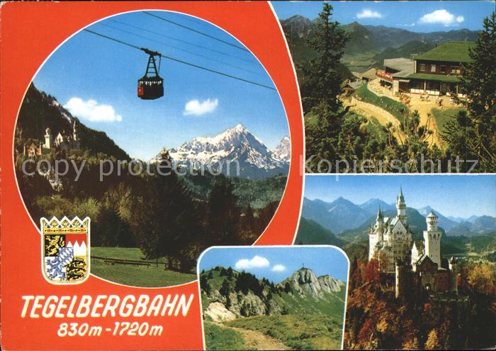 Seilbahn Tegelberg Schloss Neunschwanstein