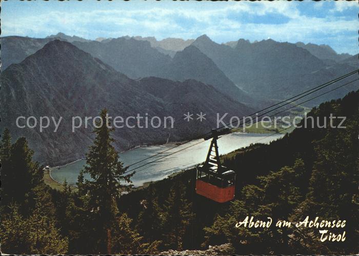 Seilbahn Rofan Achensee Tirol
