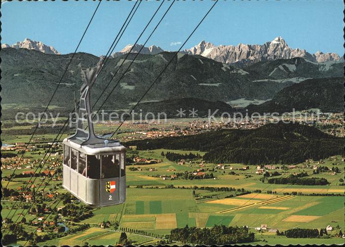 Seilbahn Kanzel Villach Julische Alpen Mangart