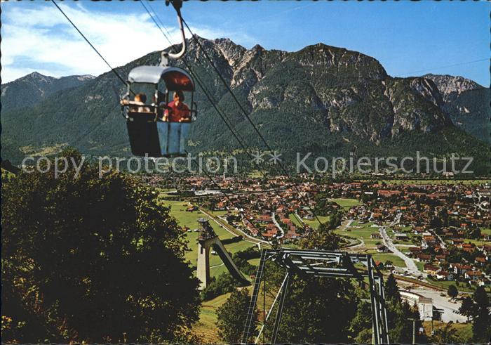 Seilbahn Eckbauer Garmisch-Partenkirchen Olympiasprungturm