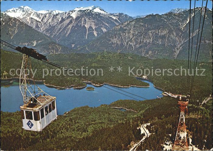 Seilbahn Bayerische Zugspitzbahn Eibsee Zugspitze