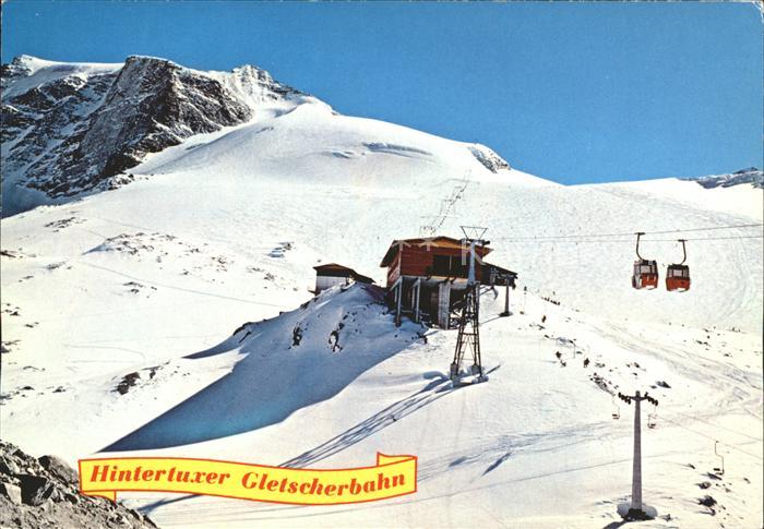 Seilbahn Hintertux Station Tuxerferner Haus