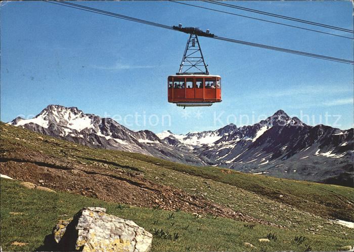 Seilbahn Davos-Pischa Flueela-Weisshorn Flueela-Schwarzhorn