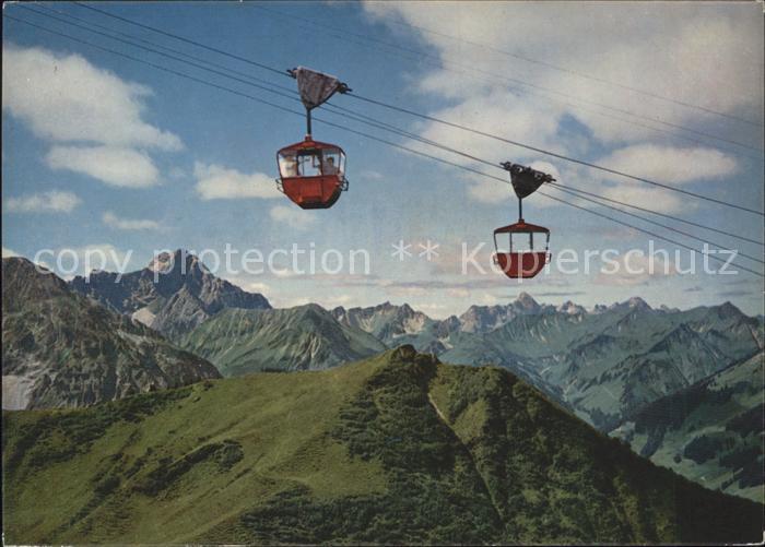 Seilbahn Riezlern-Kanzelwand Kleinwalsertal Hammerspitze Widderstein