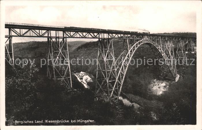 Muengsten Kaiser-Wilhelm-Bruecke Bergisches Land