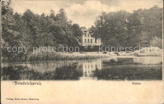 Friedrichsruh Aumuehle Schloss