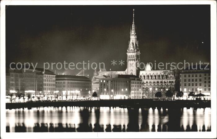 HAMBURG  CITY Binnenalster Rathaus