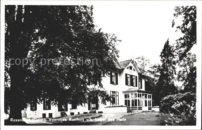 Rozendaal Gelderland Voorzijde Rusthuis Leger des Heils