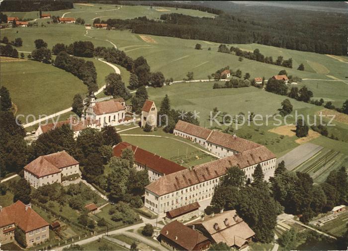 Weilheim Oberbayern Jugendkurheim Kloster Wessobrunn Fliegeraufnahme