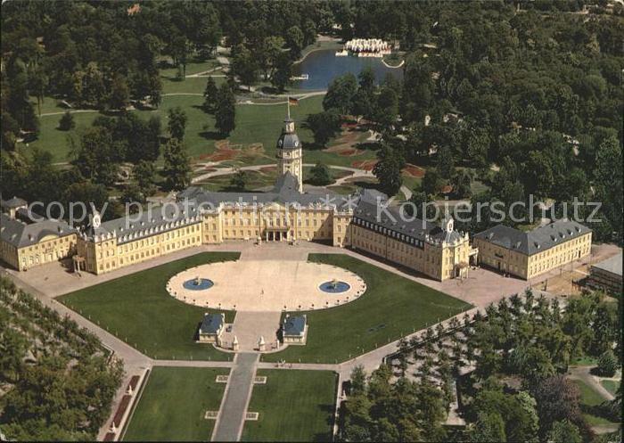 Karlsruhe Schloss Fliegeraufnahme