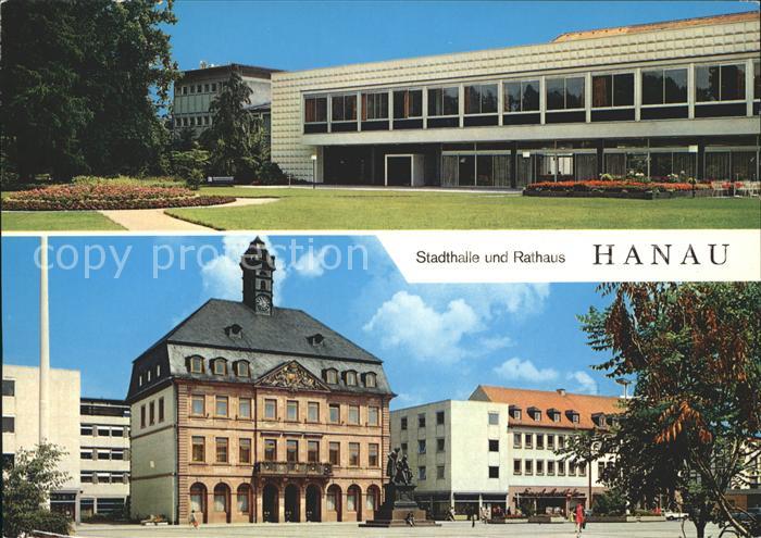 Hanau Main Stadthalle Rathaus