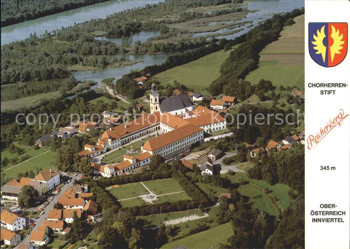 Reichersberg Inn Chorherrenstift Fliegeraufnahme