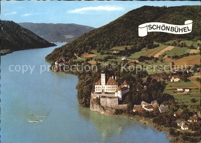Schoenbuehel-Aggsbach Schloss Schoenbuehel Fliegeraufnahme