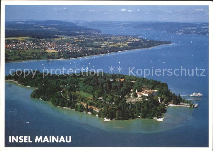 Insel Mainau Fliegeraufnahme