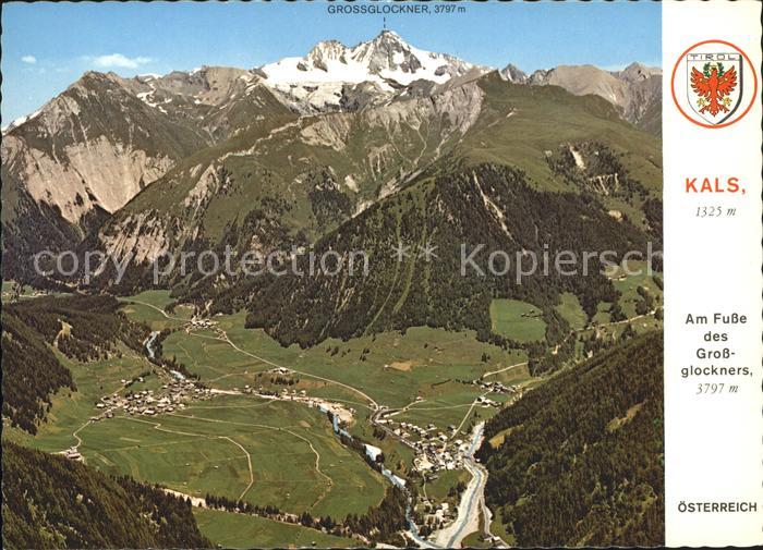 Kals Grossglockner Fliegeraufnahme