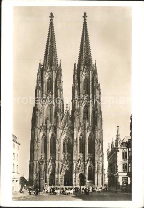 Koeln Rhein Dom Westseite