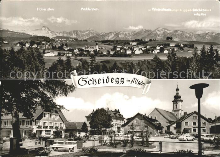 Scheidegg Allgaeu Hoher Ifen Widderstein Hochkuenzelspitze