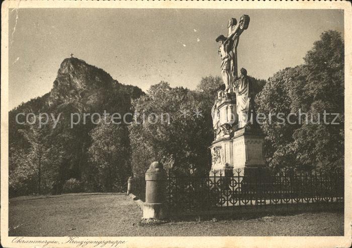 OBERAMMERGAU Bayern Kreuzigungsgruppe