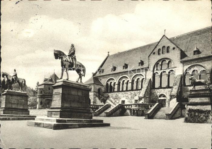 GOSLAR Harz Niedersachsen Kaiserpfalz Barbarossa Kaiser-Wilhelm-Denkmal