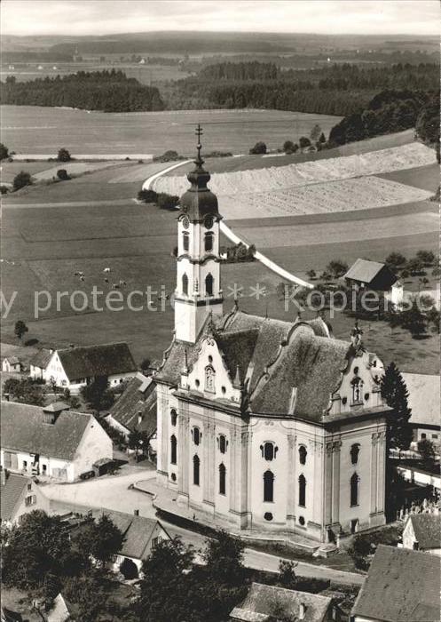 Steinhausen Bad Schussenried Wallfahrtskirche Fliegeraufnahme