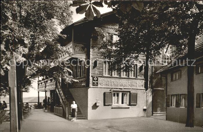 Trechtingshausen Waldgaststaette Schweizerhaus Burg Rheinstein