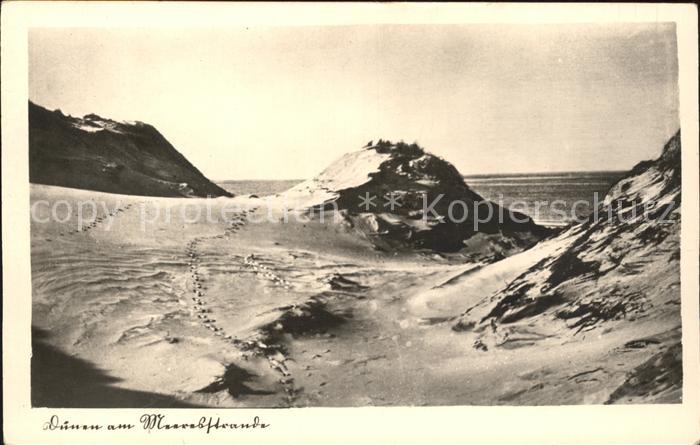 Oldenburg Holstein Duenen am Meeresstrand