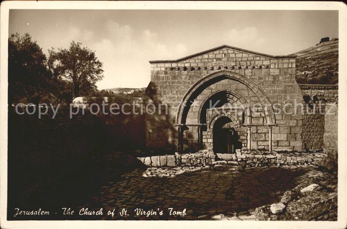 Jerusalem Yerushalayim Church of St Virgin's Tomb
