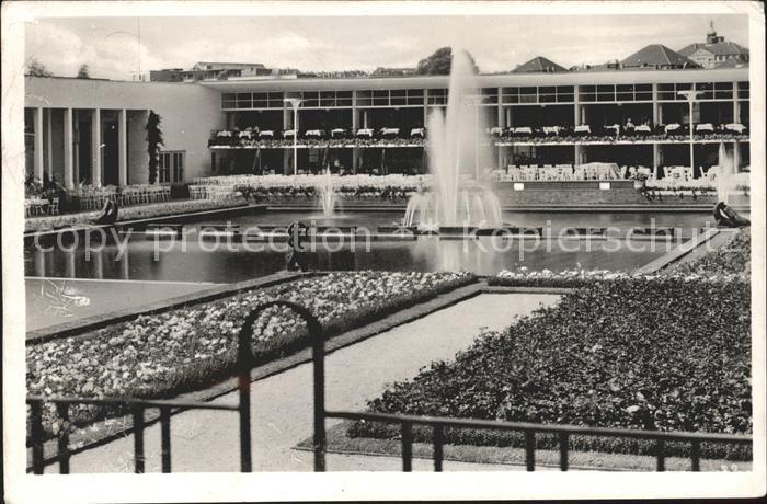 Essen Ruhr Reichsgartenschau Wasserspiele im Terrassengarten