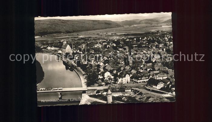 Holzminden Weser Fliegeraufnahme