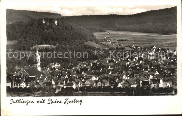 Tuttlingen Panorama mit Ruine Honberg