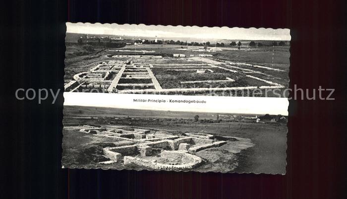 Eining Roemer Kastell Abusina Militaer Principia Kommandogebaeude