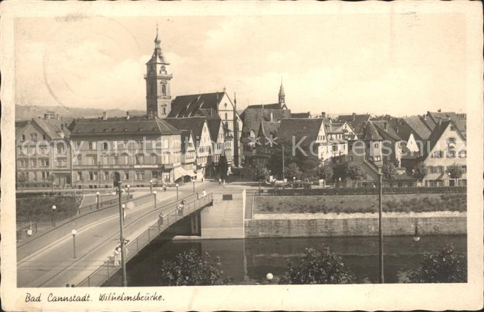 Bad Cannstatt Wilhelmsbruecke Kirche