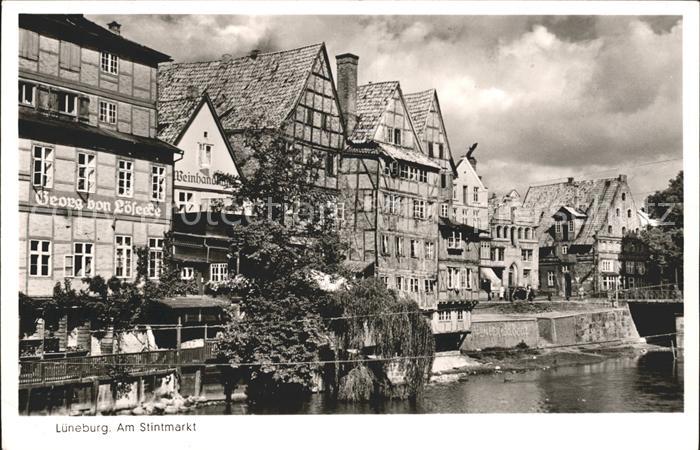 LueNEBURG  CITY Partie am Stintmarkt Ilmenau
