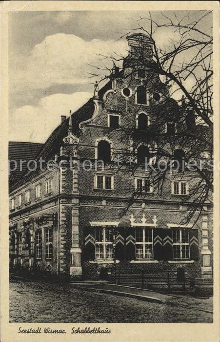 Wismar Mecklenburg Vorpommern Schabbelhaus Giebel