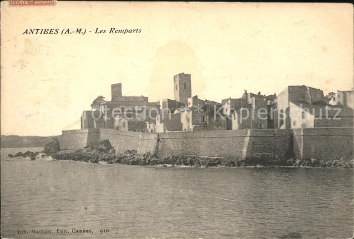 Antibes Alpes Maritimes Les Remparts