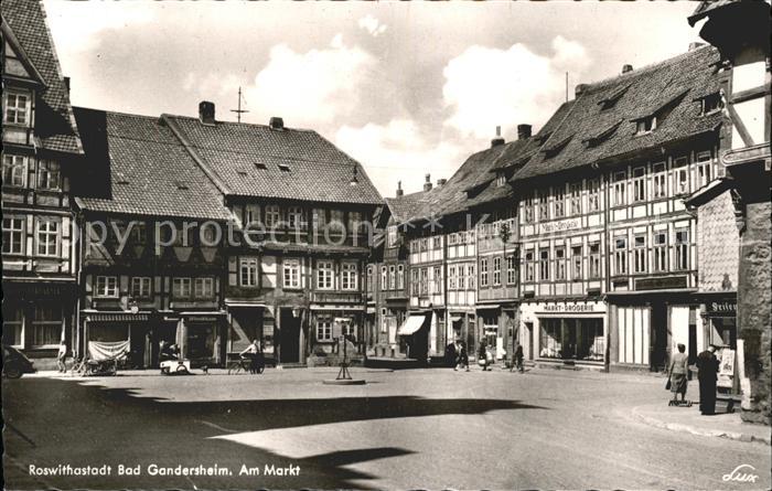 Bad Gandersheim Partie am Markt Roswithastadt