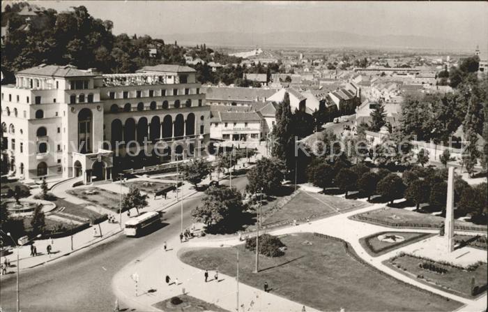 Brasso Brasov Kronstadt Teilansicht Platz Denkmal