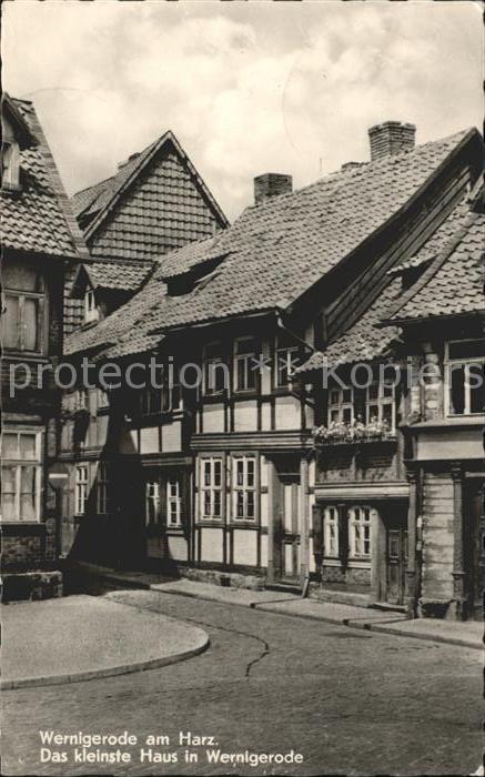Wernigerode Harz Kleinste Haus der Stadt