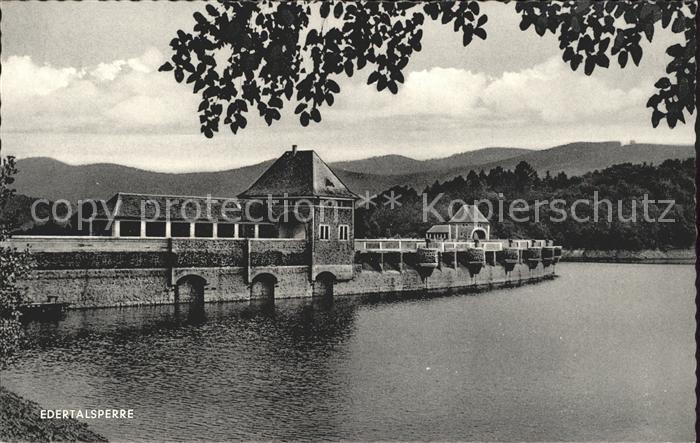 Edertal Edertalsperre Sperrmauer