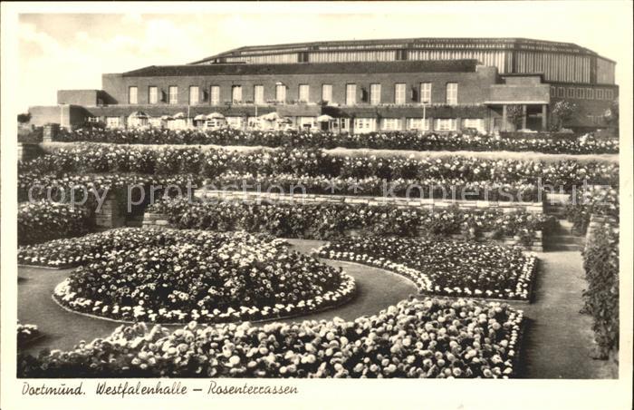 DORTMUND  CITY Westfalenhalle Rosenterrassen