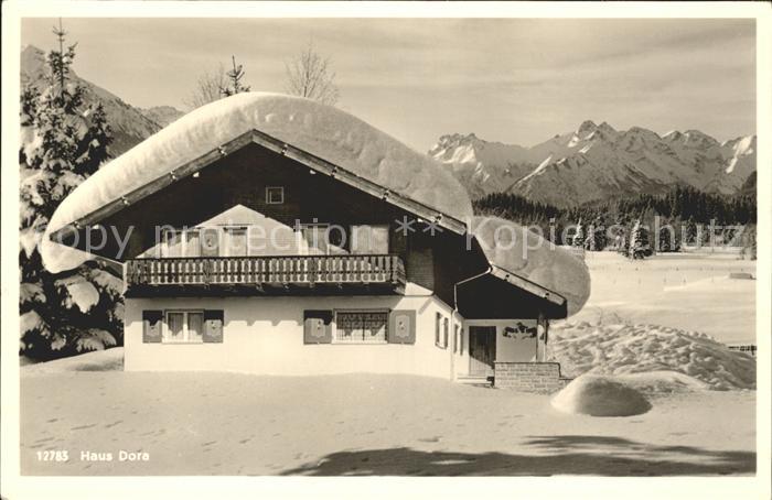 Sonthofen Oberallgaeu Haus Dora Wintersportplatz Alpenpanorama